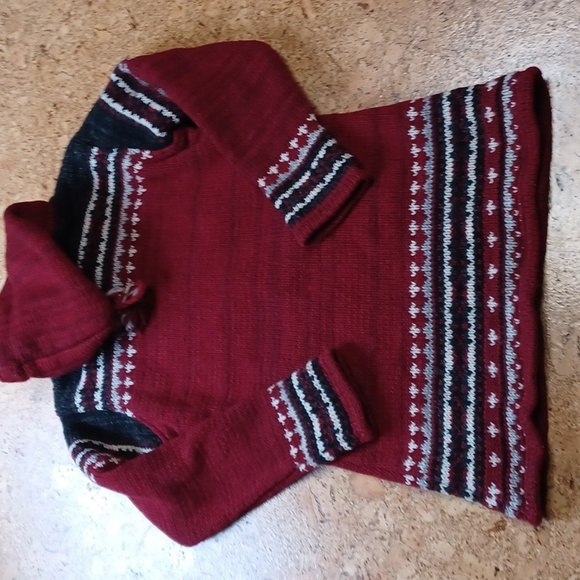 Laundromat Women's Fleece Lined Full Zip Wool Hoodie Sweater Size L - Picture 6 of 8